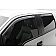 EGR Rainguard - Black Matte Acrylic Set Of 4 - 573475