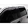 EGR Rainguard - Black Matte Acrylic Set Of 4 - 573475