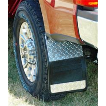 Owens Products Mud Flap Black Rubber Set Of 2 - 86003