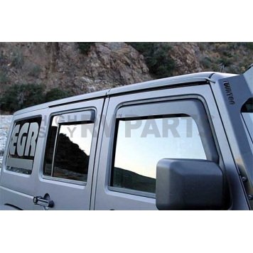 EGR Rainguard - Black Matte Acrylic Set Of 4 - 575155-1