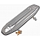 Help! By Dorman Exterior Door Handle - Plastic Silver Single - 94045