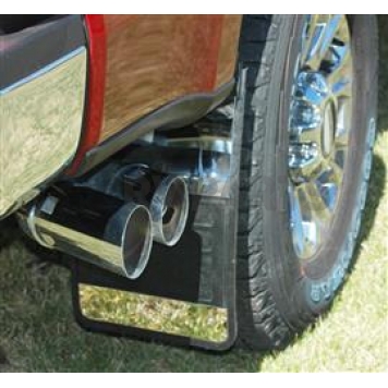 Owens Products Mud Flap Black Rubber Set Of 2 - 86004