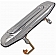 Help! By Dorman Exterior Door Handle - Plastic Silver Single - 94047