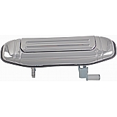 Help! By Dorman Exterior Door Handle - Plastic Silver Single - 94048
