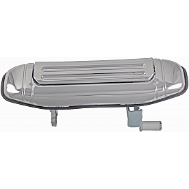 Help! By Dorman Exterior Door Handle - Plastic Silver Single - 94048
