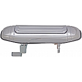 Help! By Dorman Exterior Door Handle - Plastic Silver Single - 94049