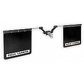 Rock Tamers Mud Flap - Rubber Black Matte Set Of 2 - 00110