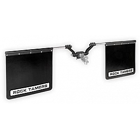 Rock Tamers Mud Flap - Rubber Black Matte Set Of 2 - 00110