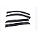 EGR Rainguard - Smoke Acrylic Set Of 4 - 642951