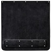 Rock Tamers Mud Flap - Rubber Black Matte Single - RT022