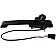 Help! By Dorman Exterior Door Handle - Plastic Black Single - 94497