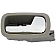 Help! By Dorman Interior Door Handle - Lever Plastic Gray Housing With Silver Lever Single - 81857