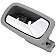 Help! By Dorman Interior Door Handle - Lever Plastic Gray Housing With Silver Lever Single - 81857