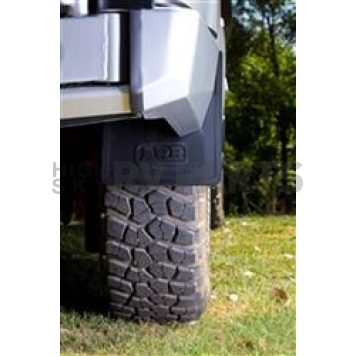 ARB Mud Flap Direct-Fit Rubber Black Flat - 3500370