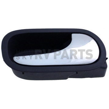 Help! By Dorman Interior Door Handle - Plastic Cocoa Housing With Silver Lever Single - 81863