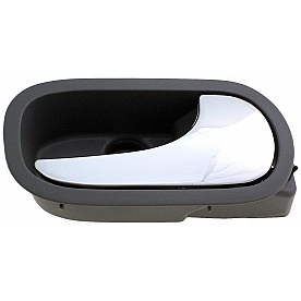 Help! By Dorman Interior Door Handle - Lever Plastic Gray Housing With Silver Lever Single - 81865