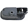 Help! By Dorman Interior Door Handle - Lever Plastic Gray Housing With Silver Lever Single - 81865