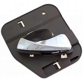 Help! By Dorman Interior Door Handle - Plastic Brown Housing With Silver Lever Single - 81867