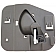 Help! By Dorman Interior Door Handle - Plastic Brown Housing With Silver Lever Single - 81867