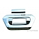 Putco Tailgate Handle Cover - ABS Plastic Silver - 403040