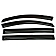 Auto Ventshade (AVS) Rainguard - Smoke Acrylic Set Of 4 - 94203