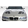 Extreme Dimensions Hood - Primered Fiberglass Black - 107061