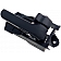 Help! By Dorman Interior Door Handle - Lever Plastic Black Single - 83646