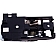 Help! By Dorman Interior Door Handle - Plastic Silver Lever And Beige Housing Single - 83651