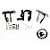 Black Horse Offroad Running Board Aluminum Stationary Silver - VOHY269