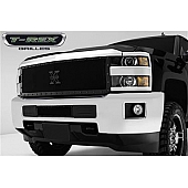 T-Rex Truck Products Grille Insert - Formed Woven Wire Mesh Style Rectangular Black Powder Coated Steel - 6711231BR