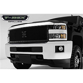 T-Rex Truck Products Grille Insert - Formed Woven Wire Mesh Style Rectangular Black Powder Coated Steel - 6711231BR