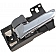 Help! By Dorman Interior Door Handle - Lever Plastic Gray Housing With Silver Lever Single - 83653