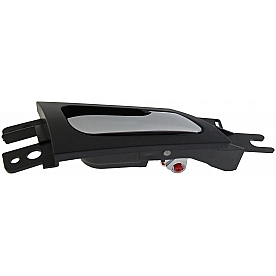 Help! By Dorman Interior Door Handle - Plastic Black Housing With Silver Lever Single - 81895