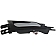 Help! By Dorman Interior Door Handle - Plastic Black Housing With Silver Lever Single - 81895