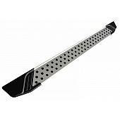 Black Horse Offroad Running Board Aluminum Stationary Silver - VOJPGC