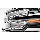 T-Rex Truck Products Grille Insert - Mesh Rectangular Polished Stainless Steel - 6711240