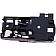 Help! By Dorman Interior Door Handle - Lever Plastic Gray Housing With Silver Lever Single - 83654