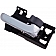 Help! By Dorman Interior Door Handle - Lever Plastic Gray Housing With Silver Lever Single - 83654