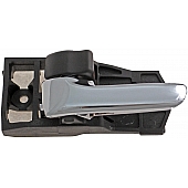 Help! By Dorman Interior Door Handle - Plastic Black Housing With Silver Lever Single - 83655