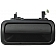 Help! By Dorman Exterior Door Handle - Plastic Black Single - 81140