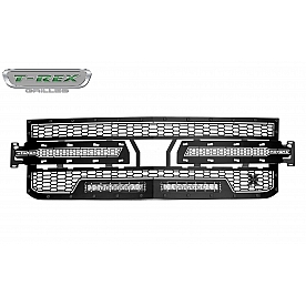 T-Rex Truck Products Grille Insert - Honey Comb Square Black Powder Coated Mild Steel - 7311261BR