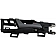 Help! By Dorman Interior Door Handle - Plastic Black Housing With Gray Lever Single - 81900