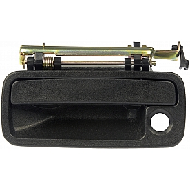 Help! By Dorman Exterior Door Handle - Plastic Black Single - 77126