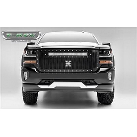 T-Rex Truck Products Grille Insert - Honeycomb Rectangular Black Powder Coated Steel - 7311281