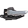 Help! By Dorman Interior Door Handle - Lever Plastic Gray Housing With Silver Lever Single - 83661