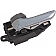 Help! By Dorman Interior Door Handle - Lever Plastic Gray Housing With Silver Lever Single - 83661