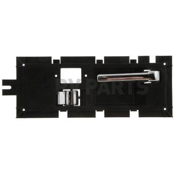 Help! By Dorman Interior Door Handle - Plastic Black Housing With Silver Lever Single - 77108