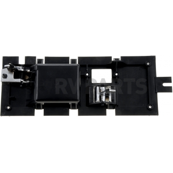 Help! By Dorman Interior Door Handle - Plastic Black Housing With Silver Lever Single - 77108-1