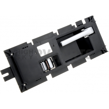 Help! By Dorman Interior Door Handle - Plastic Black Housing With Silver Lever Single - 77108-2
