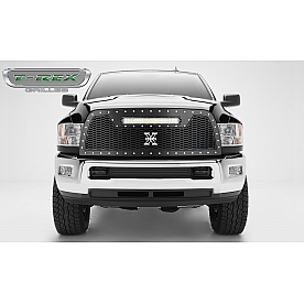 T-Rex Truck Products Grille Insert - Honeycomb Trapezoid Black Powder Coated Steel - 7314521